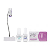Gelish - Soft Gel Tips & LED Light Kit - Medium Coffin